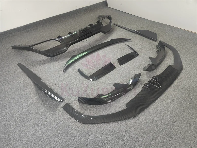 Carbon fiber AC style front lip side skirt rear diffuser rear spoiler for BMW 8 series G14 G15 G16 two door four door body kit