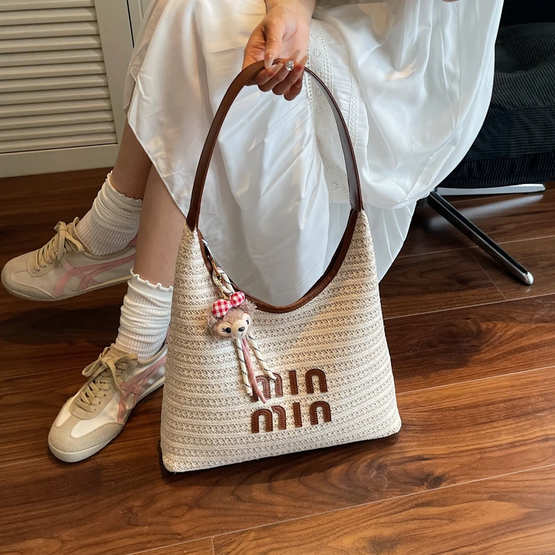 

Classic Trendy Diaper Bags Women's Elegant Crossbody Bag Minimalist Designer Shoulder Bag Simple Leather Large Capacity Tote