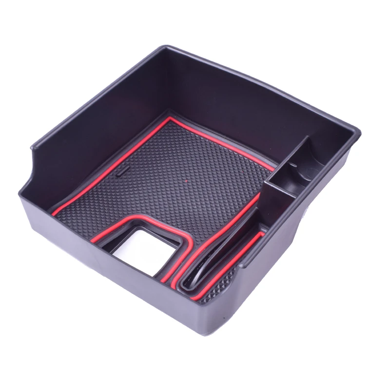 

Black Car Central Armrest Box Storage Box with Mat for Toyota Corolla Cross SUV 2019 2020 Center Console Accessories Coin Box