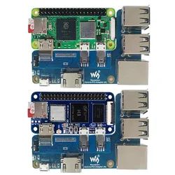 라즈베리 파이 제로 2W 바나나 파이 M2 제로 BPI-M2 보드, 3B 인터페이스 어댑터 제로-Pi3 pi0 USB 허브 RJ45 HAT