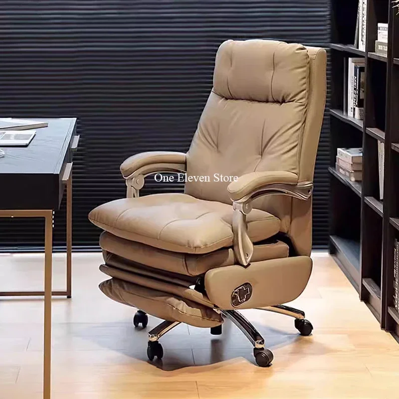 Work Office Chair Vanity Living Room Office Ergonomic Leather Chairs Kneeling Pc Dining Chaise De Bureaux Furniture Home Gaming