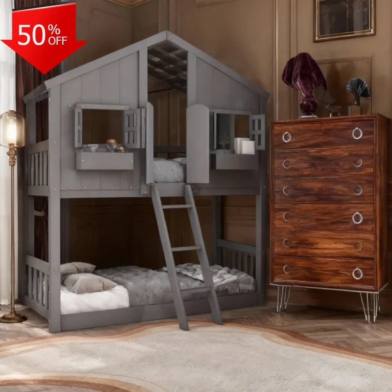 

Single Beds Individual Bunk Beds Adults Toddler Bed Frame Queen Furnitures Lit Double Bed Base Headboard Cama King Furniture