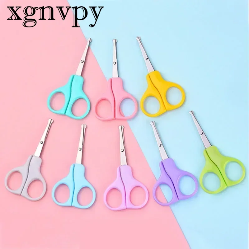 Xgnvpy Manicure Cutter Baby Nail Care Nail Scissors Finger Trimmer Scissor Stainless Steel/PS Baby Special Tool Kids Supplies