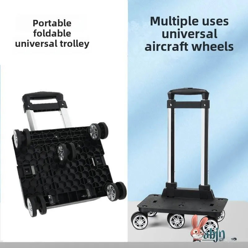 

Aluminum Alloy Carry-On Wheel Universal Five-Wheel Aircrt Wheel Four-Wheel Portable Foldable Bag Pull Bar Universal Hand Pu...