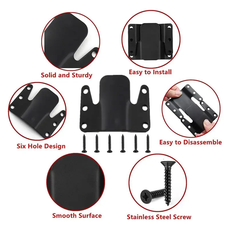 A76I-Universal Sectional Sofa Interlocking, 8 Pieces Couch Clips Sofa Connectors Bracket Furniture Connectors With Screws