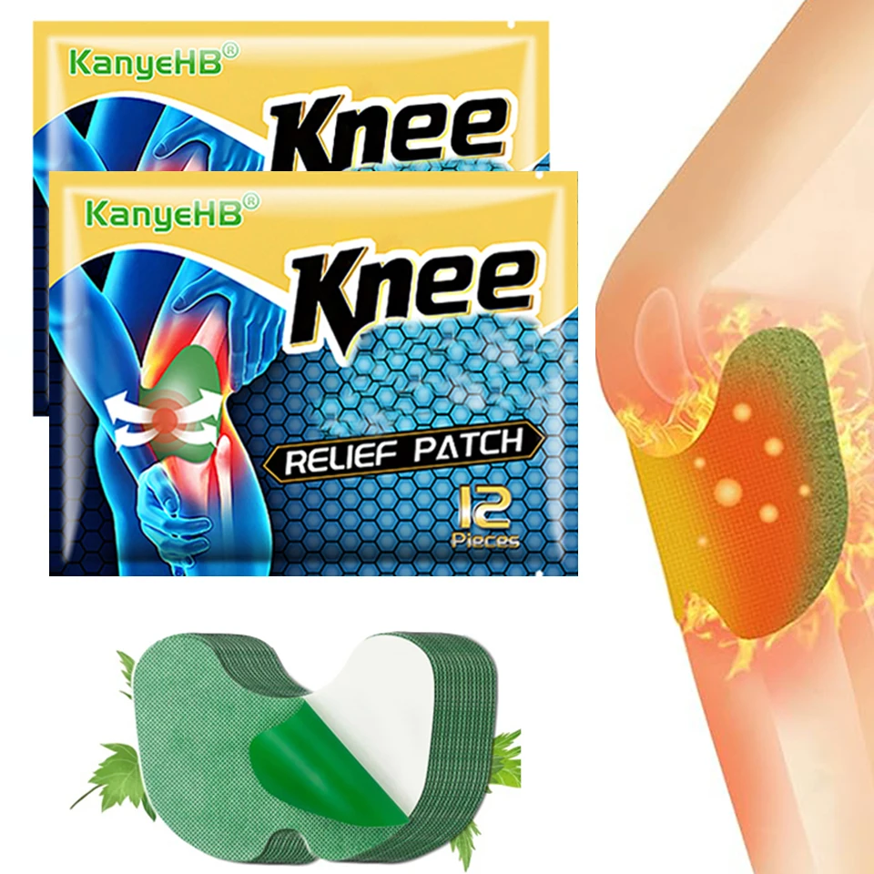 Knee Patch Joint Protective Bandage Acupuncture  Moxibustion Care Sticker Lasting Knee Pad Relax Joints Pressure Fitness Running