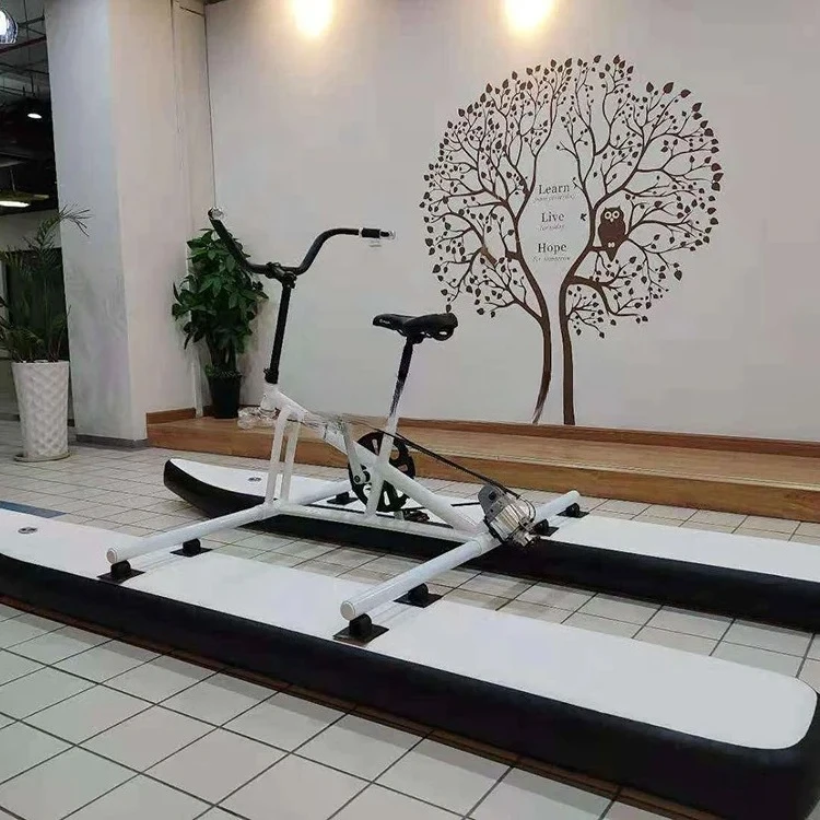 Factory Price Customized Inflatable Waterbike Water Bicycle Water Pedal Bicycle For Water Sports