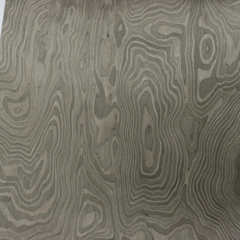 High-End Hand-Applied Wood Veneer Decorative Panel Real Wood Design for Hotel Furniture Cabinet Electric Guitar Style