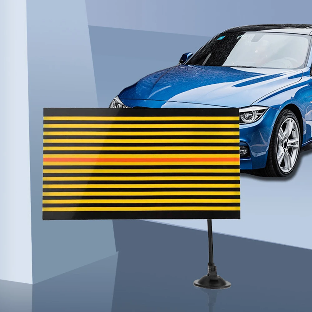 Super Tools Dent Reflector LED Lamp Line Board Light Dent Repair Tools Dent Detector Use For Car Body Dent Removal Yellow Light