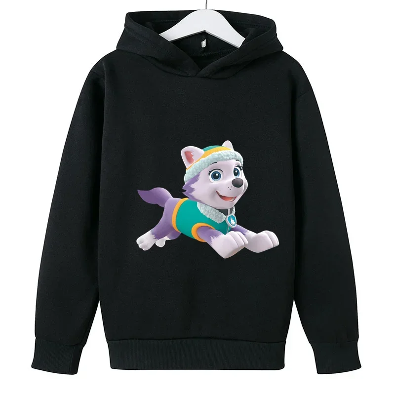 2024 Spring Kids Clothes Boys Girls Hoodies & Sweatshirts Long-sleeve Hoody Tops Girls PAW Patrol Clothings Sportwea