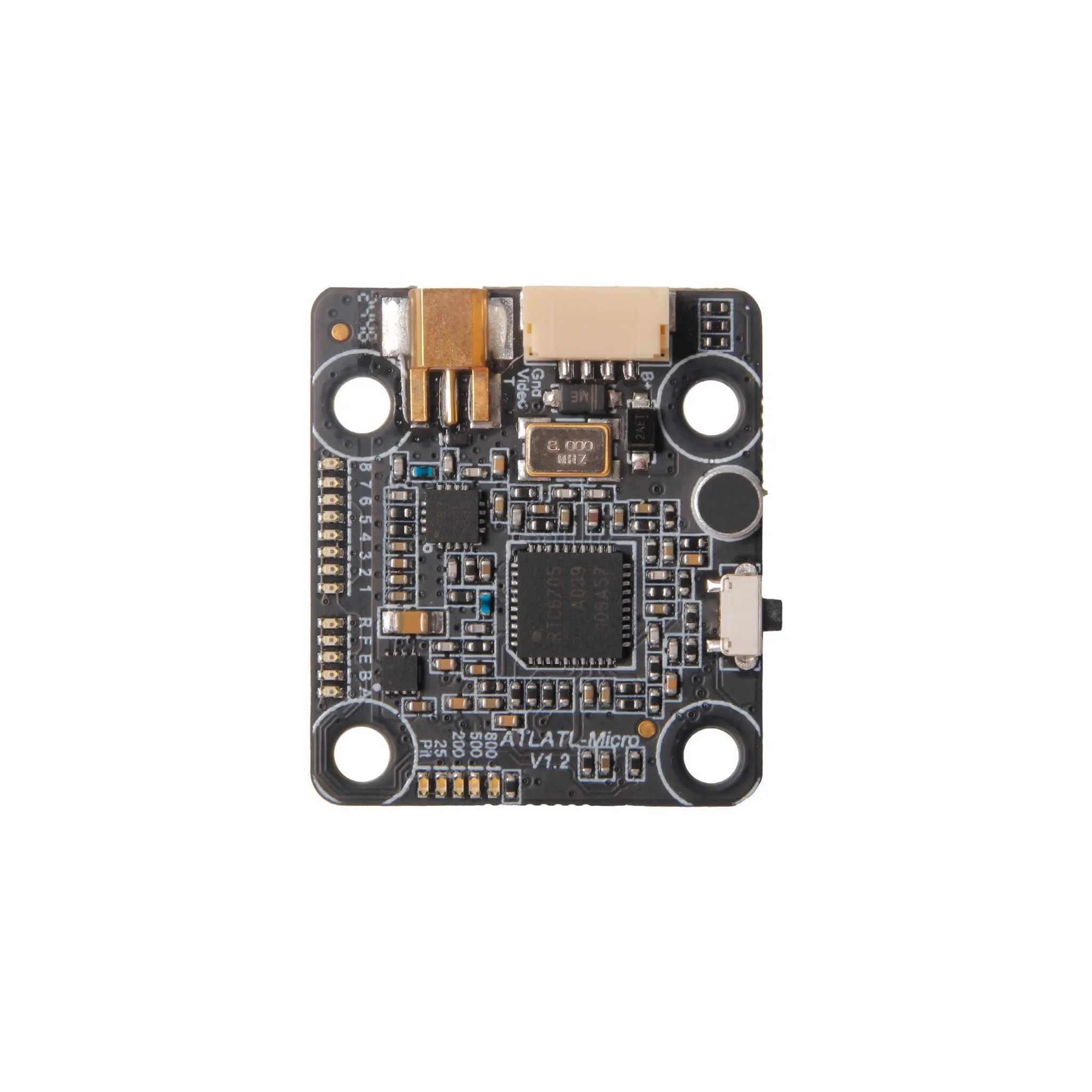 

Holybro Atlatl HV Микро-видео передача VTX 13012, совместимая моно, 6,5 МГц, с основым FPV-приемником Fatshark ImmersionRC