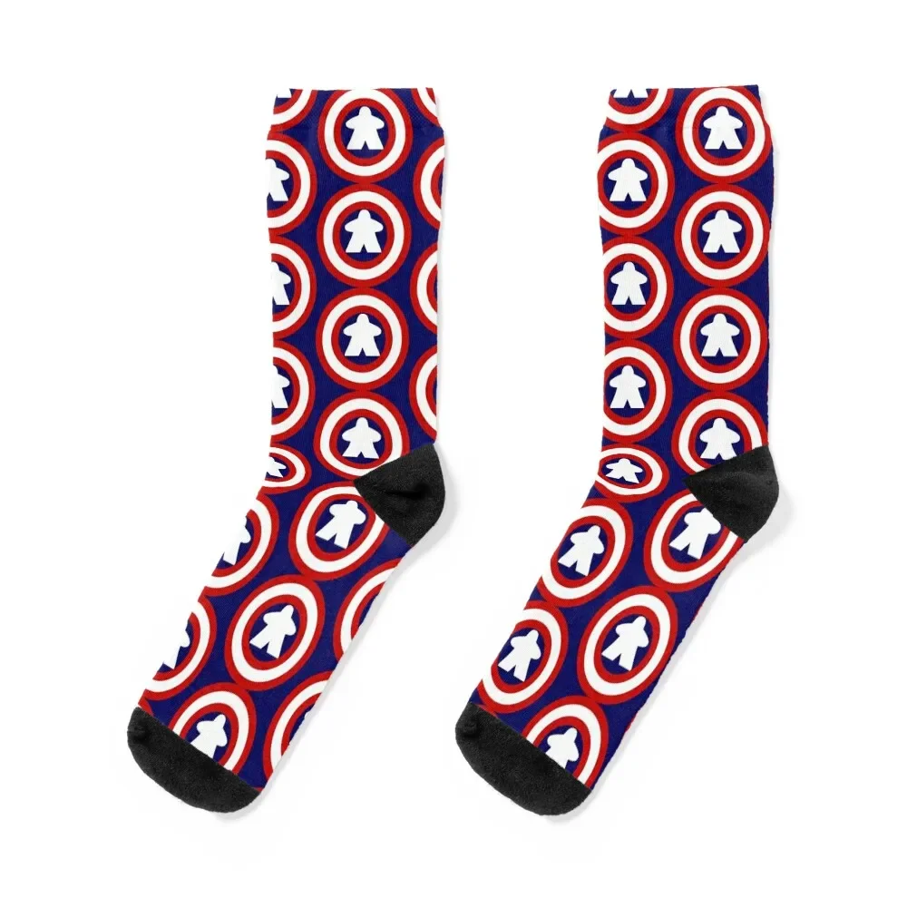 

Captain Meeple Socks cool luxury Non-slip bright garter Women's Socks Men's