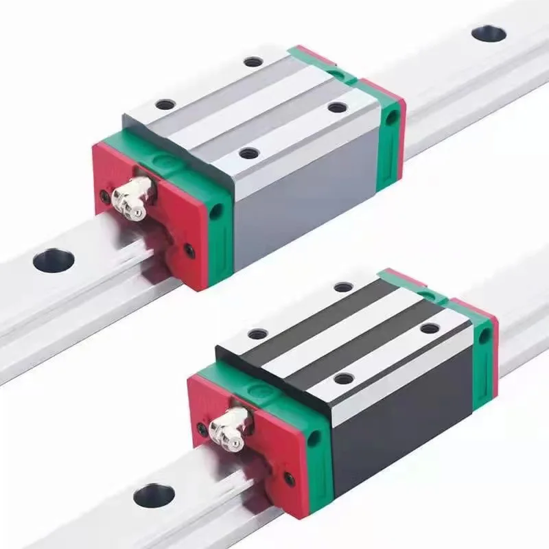 RU EUR 4pcs HGH15CA/HGW15CC HGH20CA/HGW20CC linear guide rail block match use hiwin HGR15 HGR20 with guide for CNC router