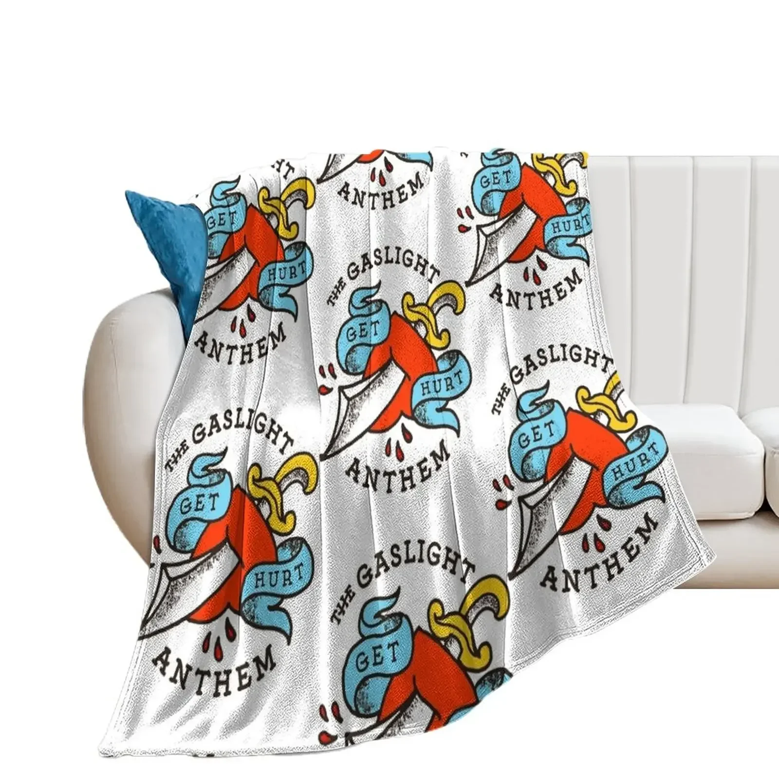 The Gaslight Anthem Throw Blanket For Decorative Sofa Large for babies Blankets