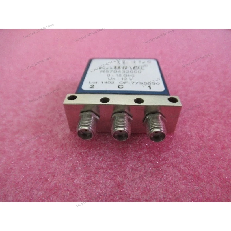 For R570432000 DC-18GHz 12V RF Microwave Coaxial Switch