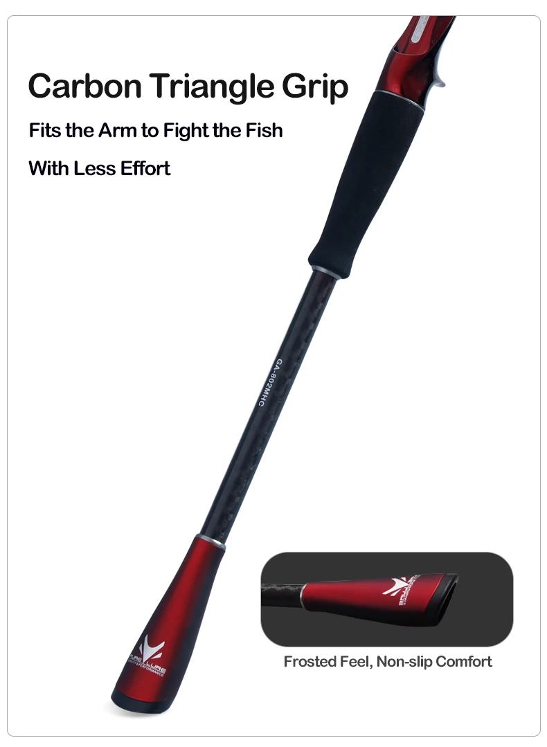 PURELURE GRUPLA Spinning Casting Rod High Carbon Universal Long Throwing Fishing Rod in FUJI Accessories Fast