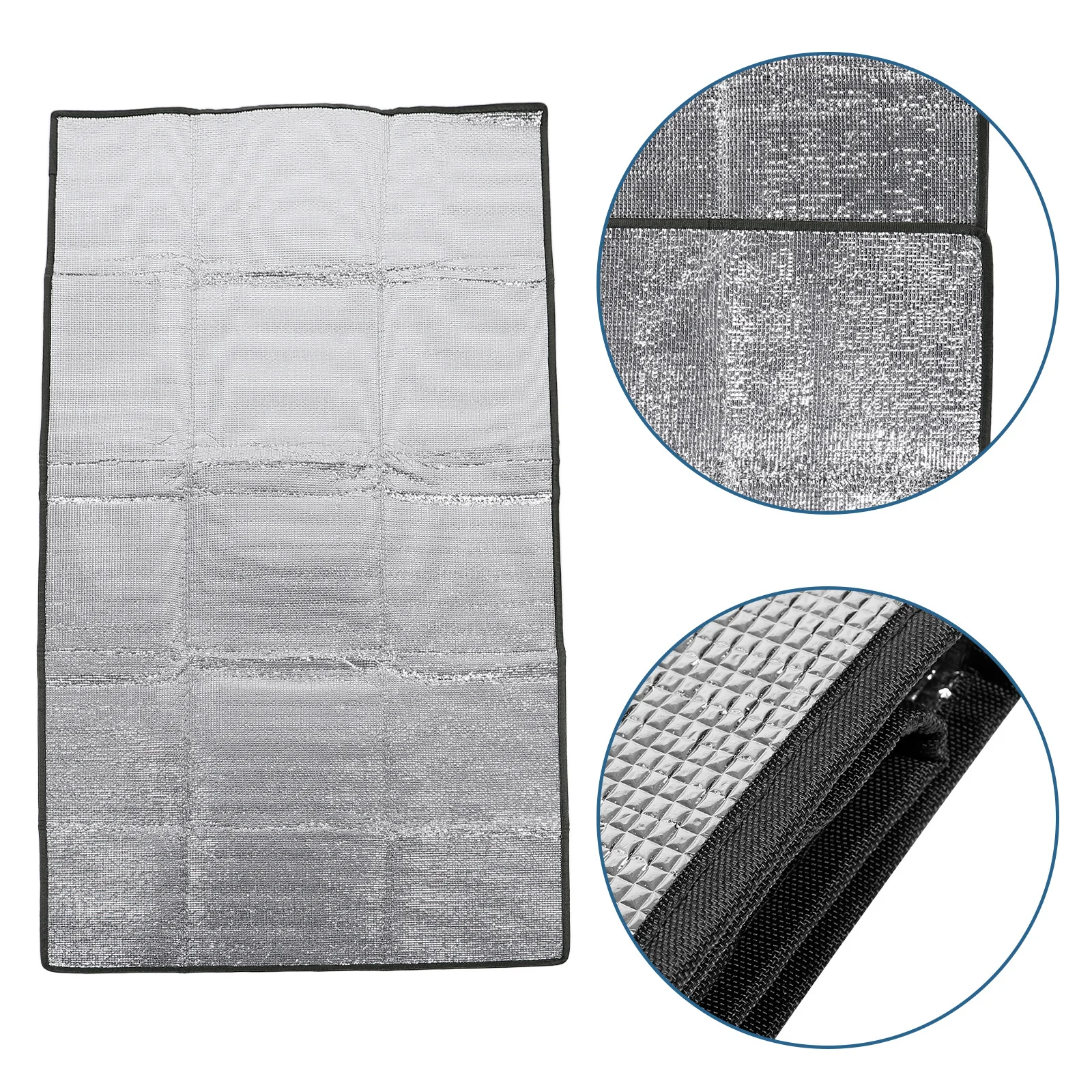 

Camping Floor Mat Ground Mats Beach Blanket Folding Cushion Outdoor Aluminum Foil Rug
