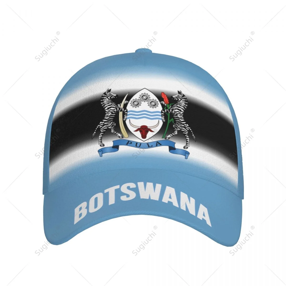 Unisex Baseball Cap Hat Botswana Flag Gradient Color 3D Printing for Tennis Outdoor Bike Bicycle Golf Baseball Sports Fans