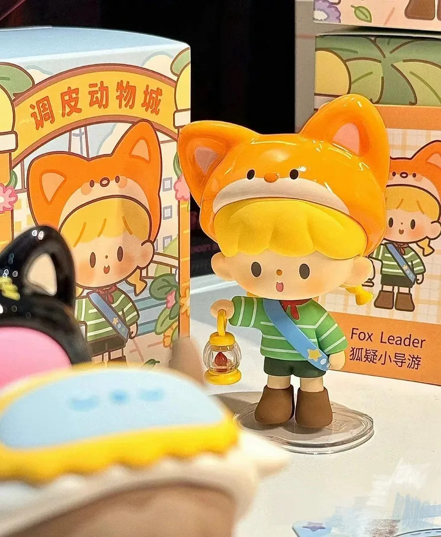 Zzoton Naughty Animal City Series Blind Box Toys  Cute Action Anime Figures Kawaii  Toys Figure Dolls Gift Toys  Surprise Box