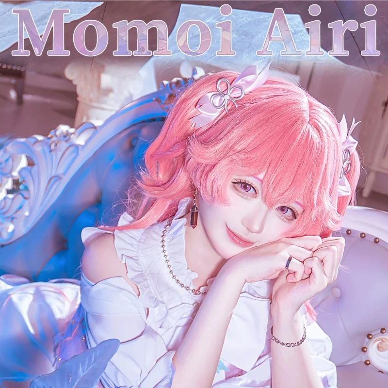

PJSK MMJ Momoi Airi Hanasato Minori Daily Skirt Cosplay Full Set, Anime Casual Women Dress Role Play Costume For Daily Wear