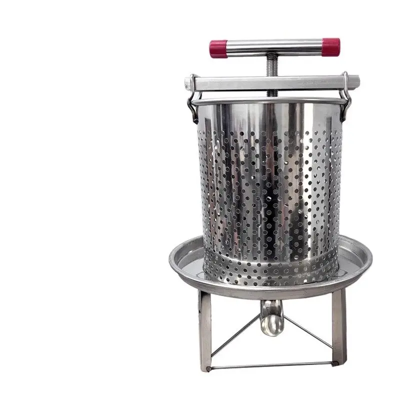 

Stainless Steel Honey Press Machine - Chinese Bee Wax Press for Honey Lees Extraction Beekeeping Tool