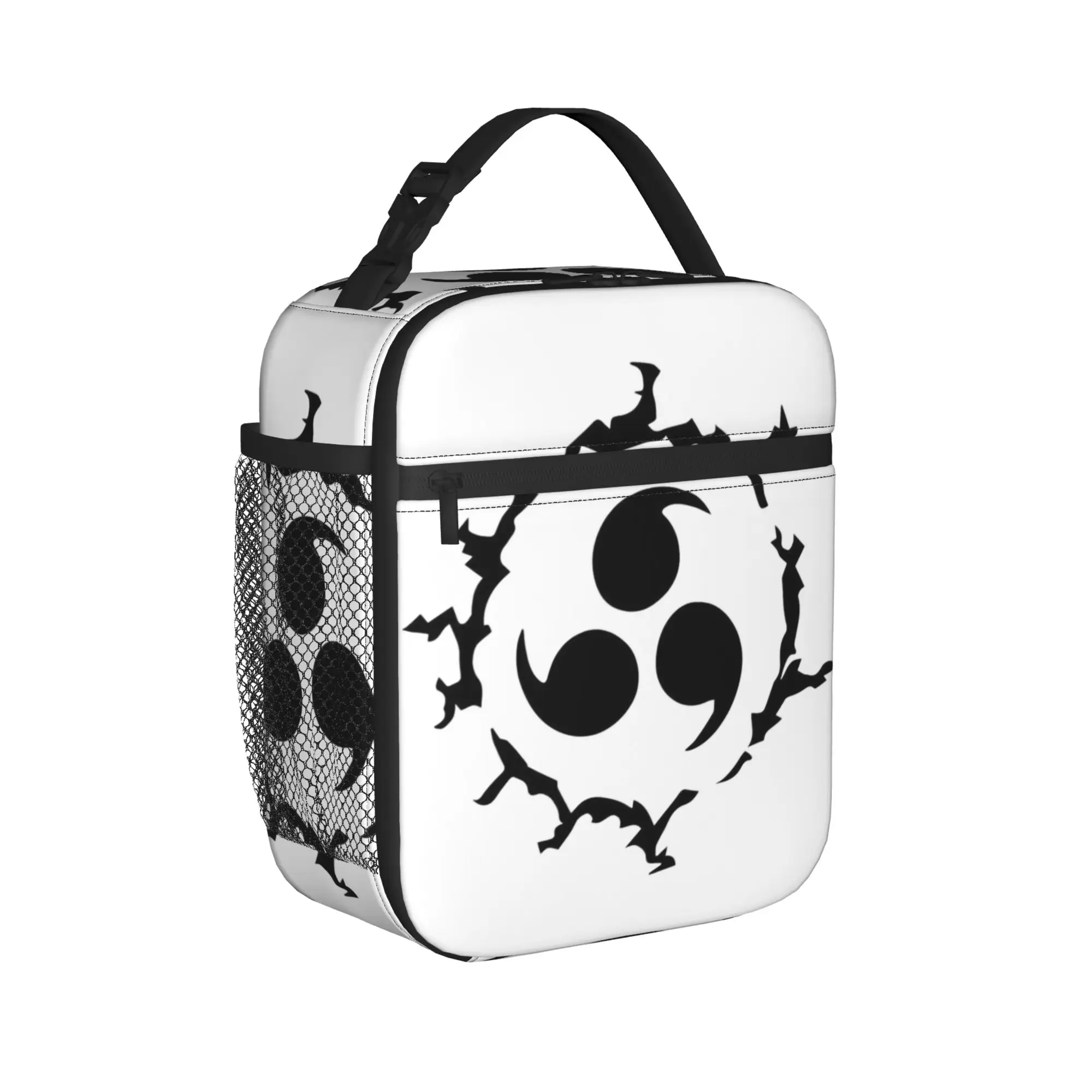 Sasuke's curse mark Narutoes Anime Insulated Lunch Bags Large Reusable Cooler Bag Tote Lunch Box Office  Travel Bento Pouch view 2