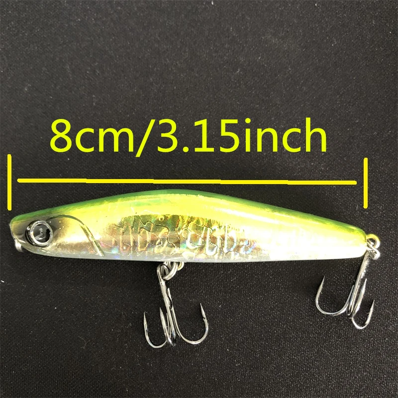 9044 LURETV اليابان المستوردة ima نفس النمط إغراء YOICHI 80 سلسلة غرق الغزل إغراء لصيد باس البحر مع فم منحني