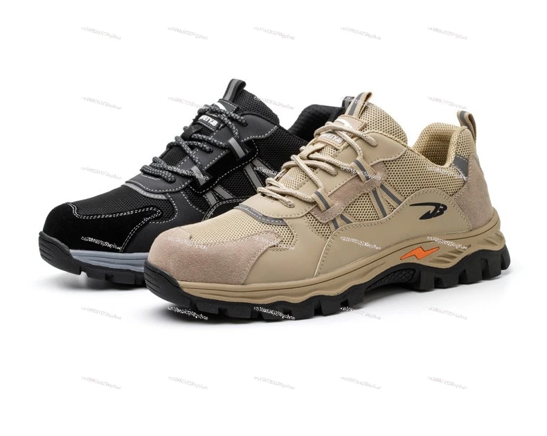 

summer work safety shoes sneakers puncture proof safety shoes for men light weight security men work with steel toe