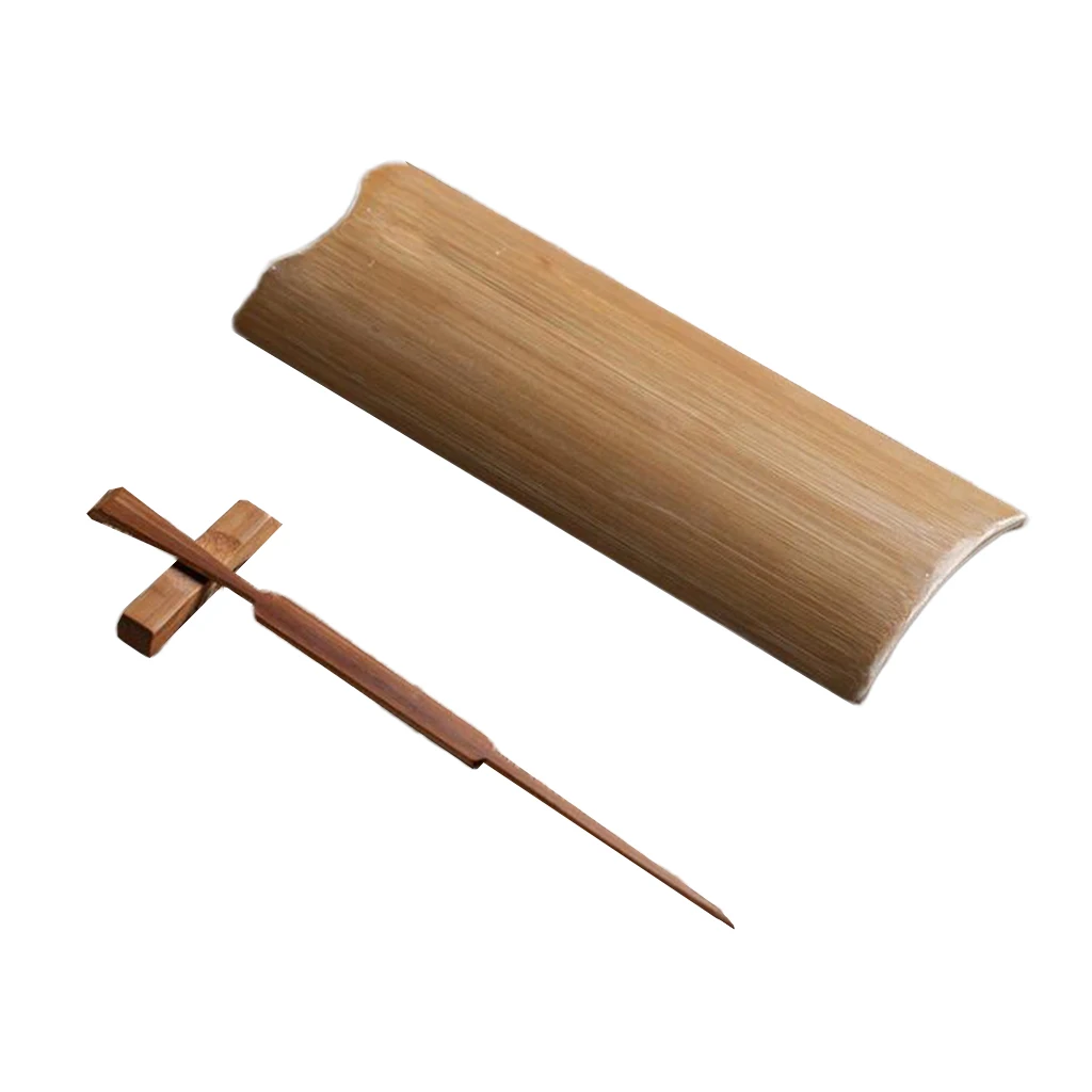 Exquisite Bamboo Matcha Scoop Spoon Holder Utensils for Tea Accessories and Gongfu Ceremony