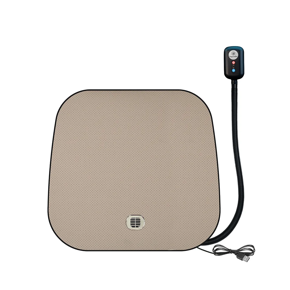 Buycoolba Seat Cushion With USB Electric Rechargeable Fans Sitting Cushion for Car or Chair