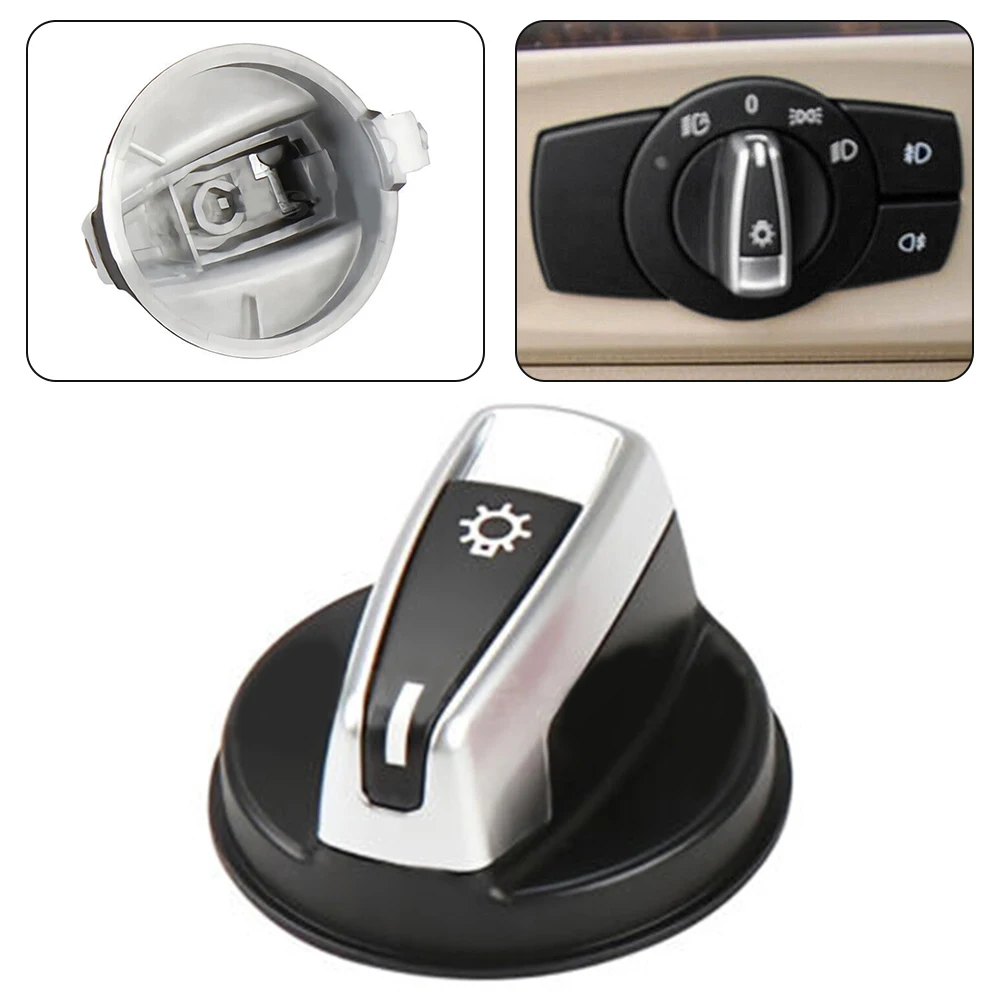 

Modernize Your For BMW 320 325 330 335 E92 E90 with a Black Auto Headlight Switch Knob Practical and Long lasting