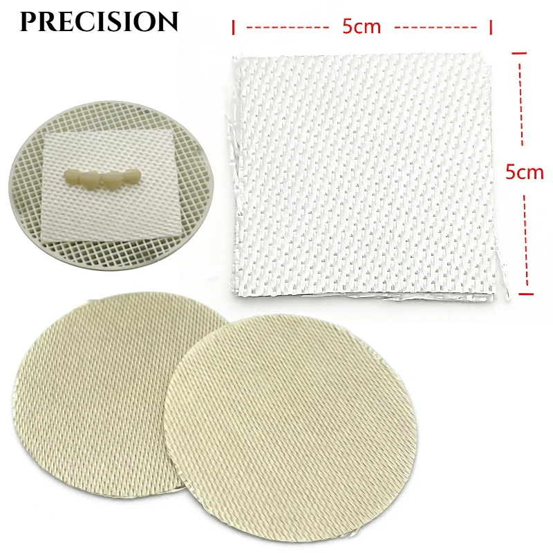 2pcs/3pc Firing Pad Dental Lab Material Zirconia Ceramics Sintered Mat for Veneer/Crown Zirconia Press Lithium Disilicate Ingots
