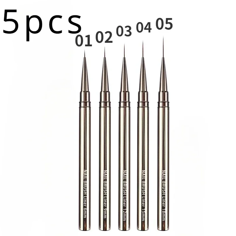 Nail Art Liner Brushes for Professional Design