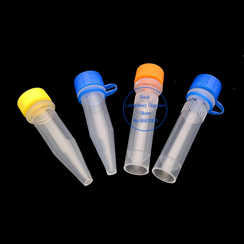 

500pcs/lot 1.5ml Plastic Freezing Tube Cryovial Centrifuge Tube Laboratory Cryovial with Seal Ring