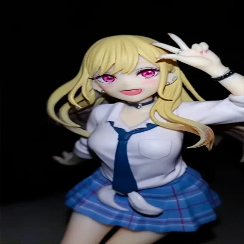 19 سنتيمتر أنيمي فستاني حبيبي كيتاجاوا مارين الشكل زي مدرسي فستان الدائمة لعبة مجسمة هدية عمل الشكل للأطفال البلاستيكية
