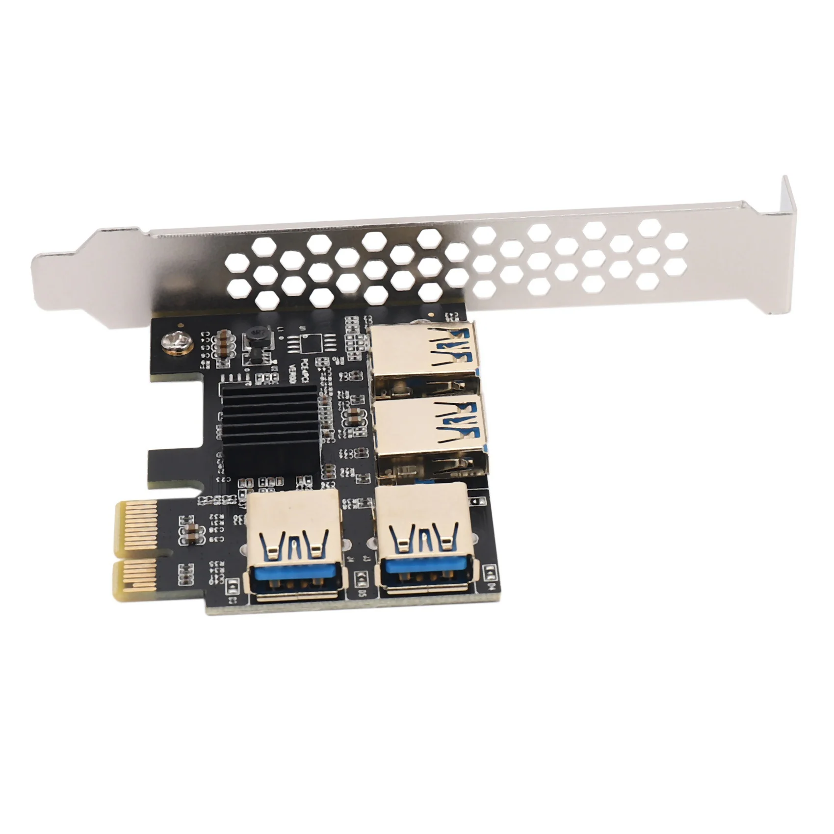 2x-new-4-ports-pcie-riser-adapter-board-pci-e-1x-to-4-usb-30-pci-e-rabbet-gpu-riser-extender-ethereum-eth