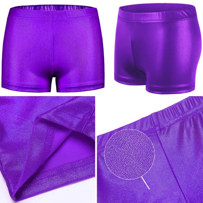 Pantaloncini da ginnastica per ragazze Boxer da balletto elastico Bambini Ballerina Performance Danza Pantaloni corti Body Leggings inferiori tutti abbinati