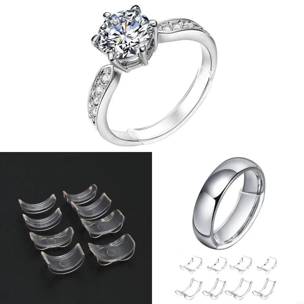 

W0YA Ring Size Adjuster Suitable for Loose Ring Adjuster Size Suitable for Any Ring