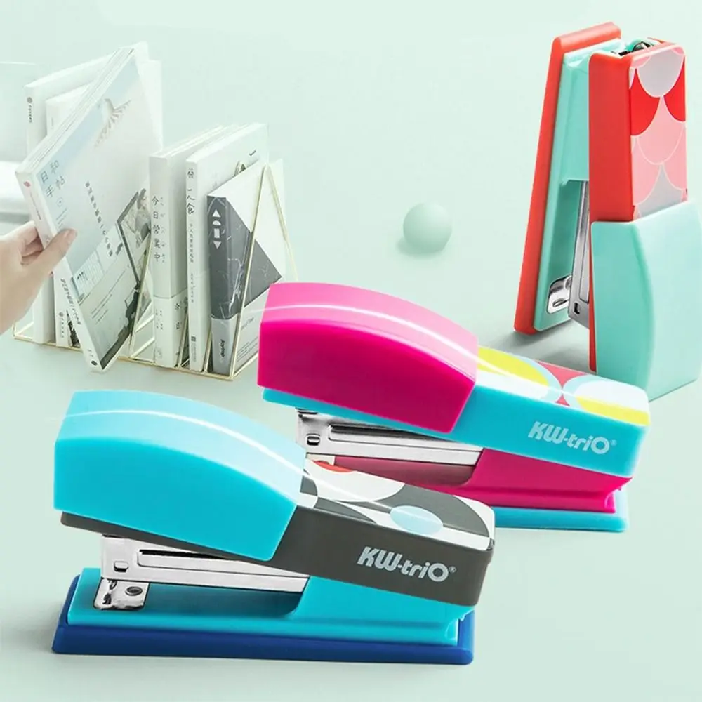 

School Supplies Office Accessories Paper Binding Paper Staplers Mini Pendulous Stapler Paper Binder Holder Office Binding Tools