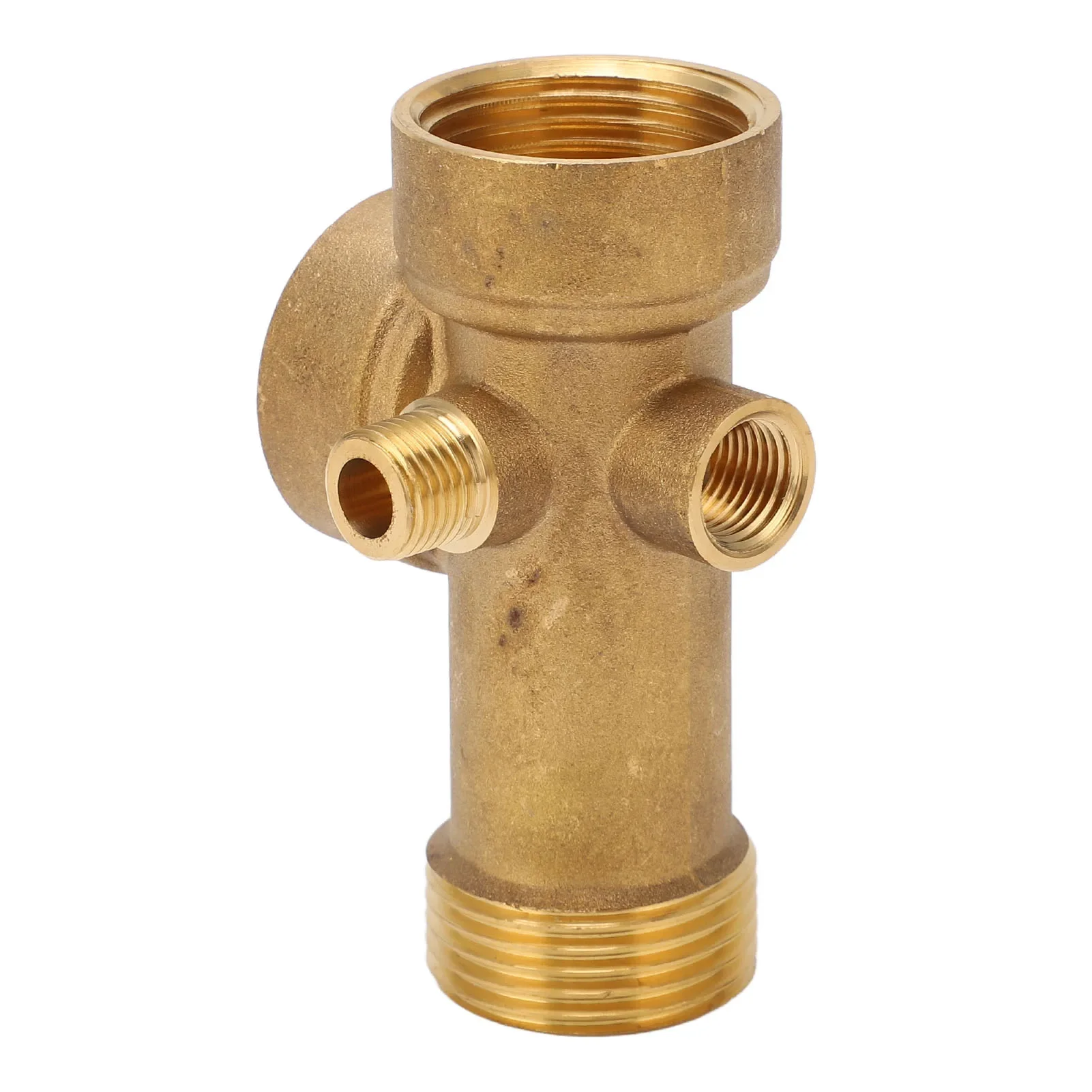 Pipe Fitting 5 Way Brass G1 G1/4 Water Oil Gas Pipeline Connector for Kitchen Bathroom