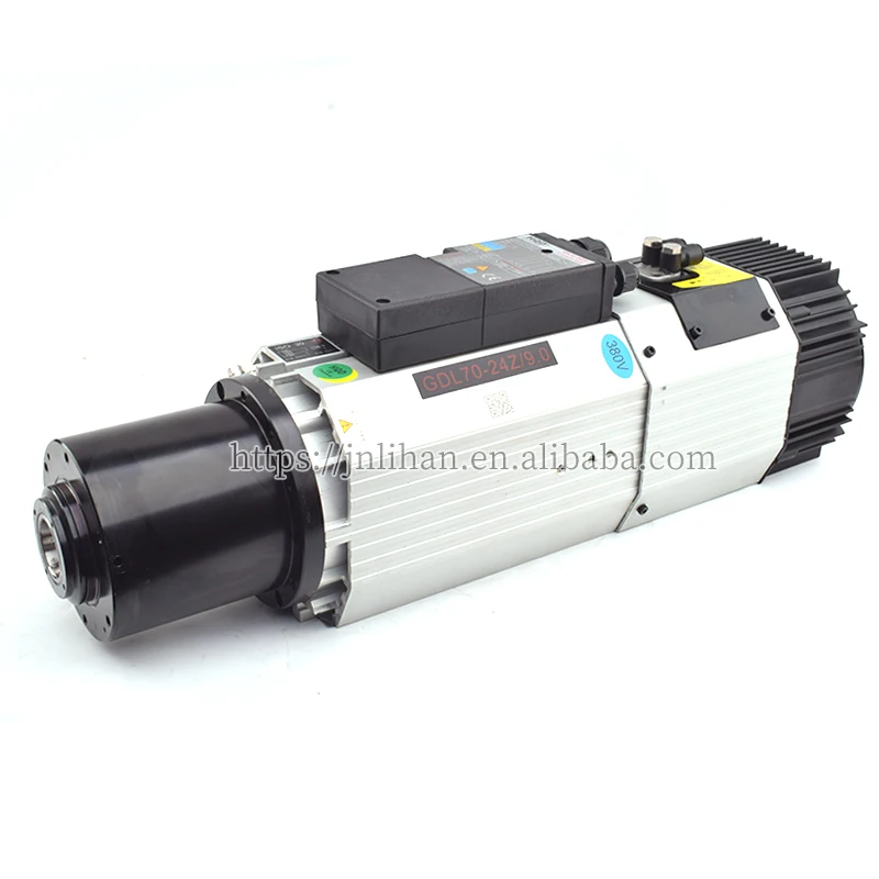 9kw Spindle HQD GDL Fan-Cooling Air Cooled Atc Spindle Motor ISO30 9kw 800Hz 24000rpm Air Cooling ATC Spindle Motor