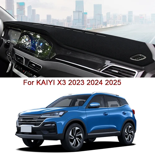 Estilo de coche para KAIYI X3 2023 2024 2025 alfombrilla para salpicadero de coche protector Interior Anti-almohadilla funda de cojín accesorios para automóviles