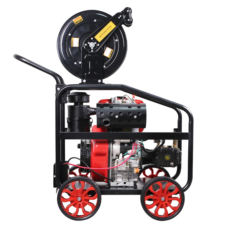 Industrial Diesel High-Pressure Car Washer | New Water Jet Surface Cleaner With Cleaning Gun for Car Wash Shops