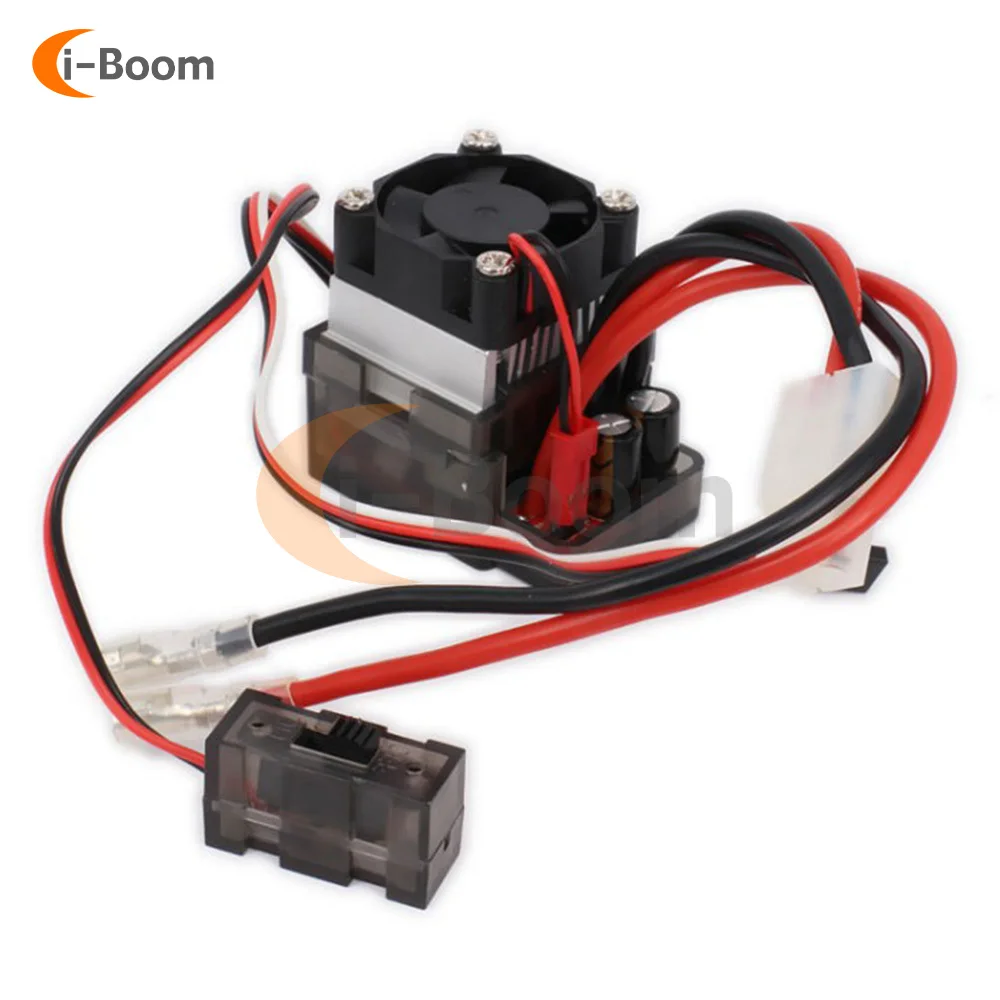 320A ESC Brushed Speed Controller 6-16V HSP Model Accessories Speed Controller With Cooling Fan W/2A BEC For RC Boat U6L5 G2I7