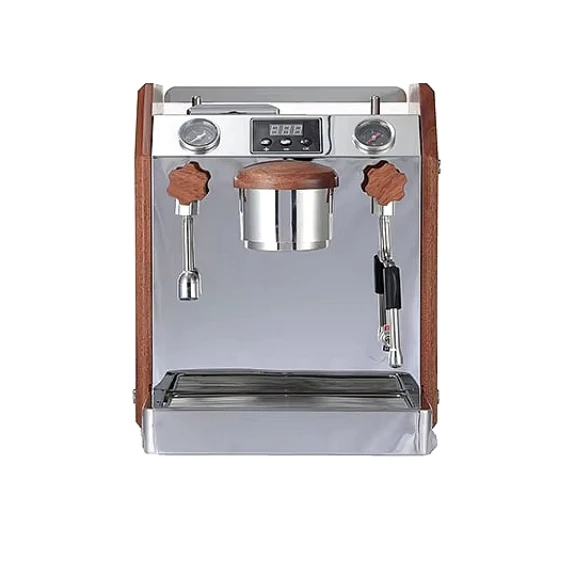 Semi-Automatic Espresso Brew Group, Saturated Stainless Steel Coffee Head, Steam Wand for Milk Froth & Concentrate Extraction