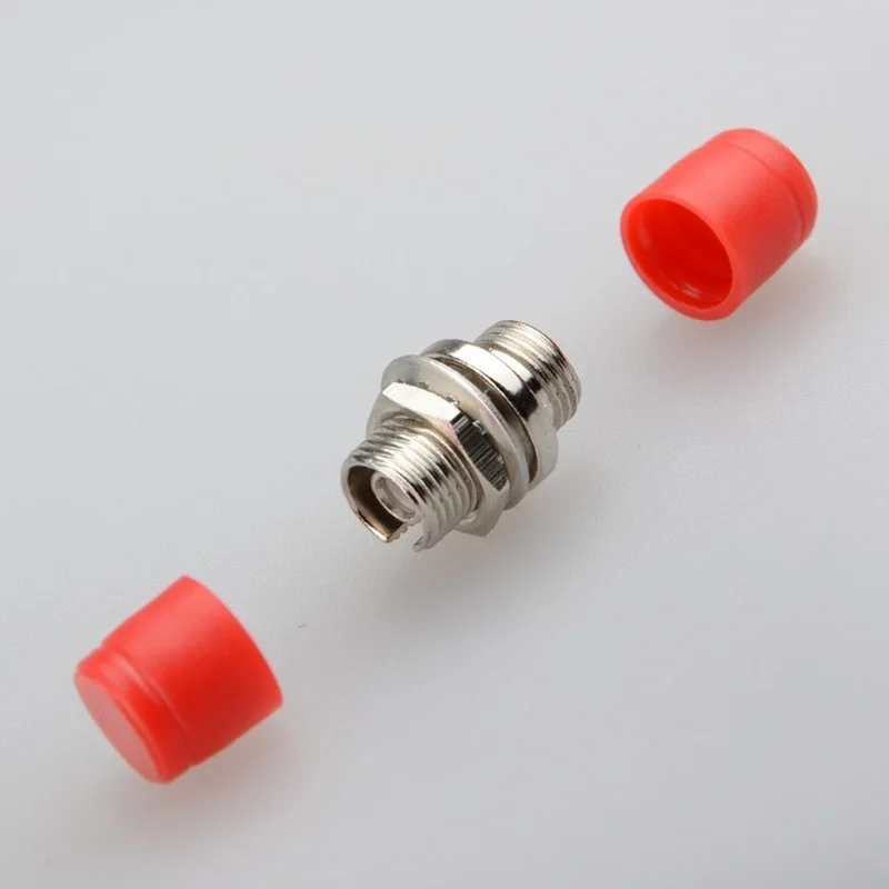 DT21 100Pcs FC Simplex Fiber Optic Adapter FTTH FC UPC Round Flange Small D for Single Mode Fiber Optic Network