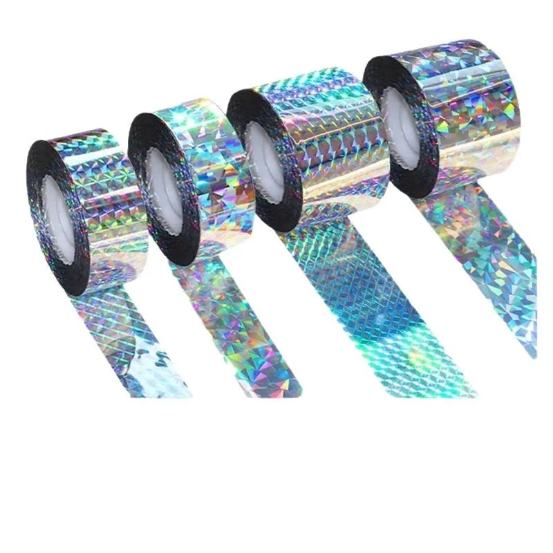 80/50 متر الطيور تخويف الشريط مكافحة الطيور الشريط على الوجهين عاكس الردع تخويف الشريط للطيور الثعلب الحمام مبيد الحشرات الشريط أشرطة