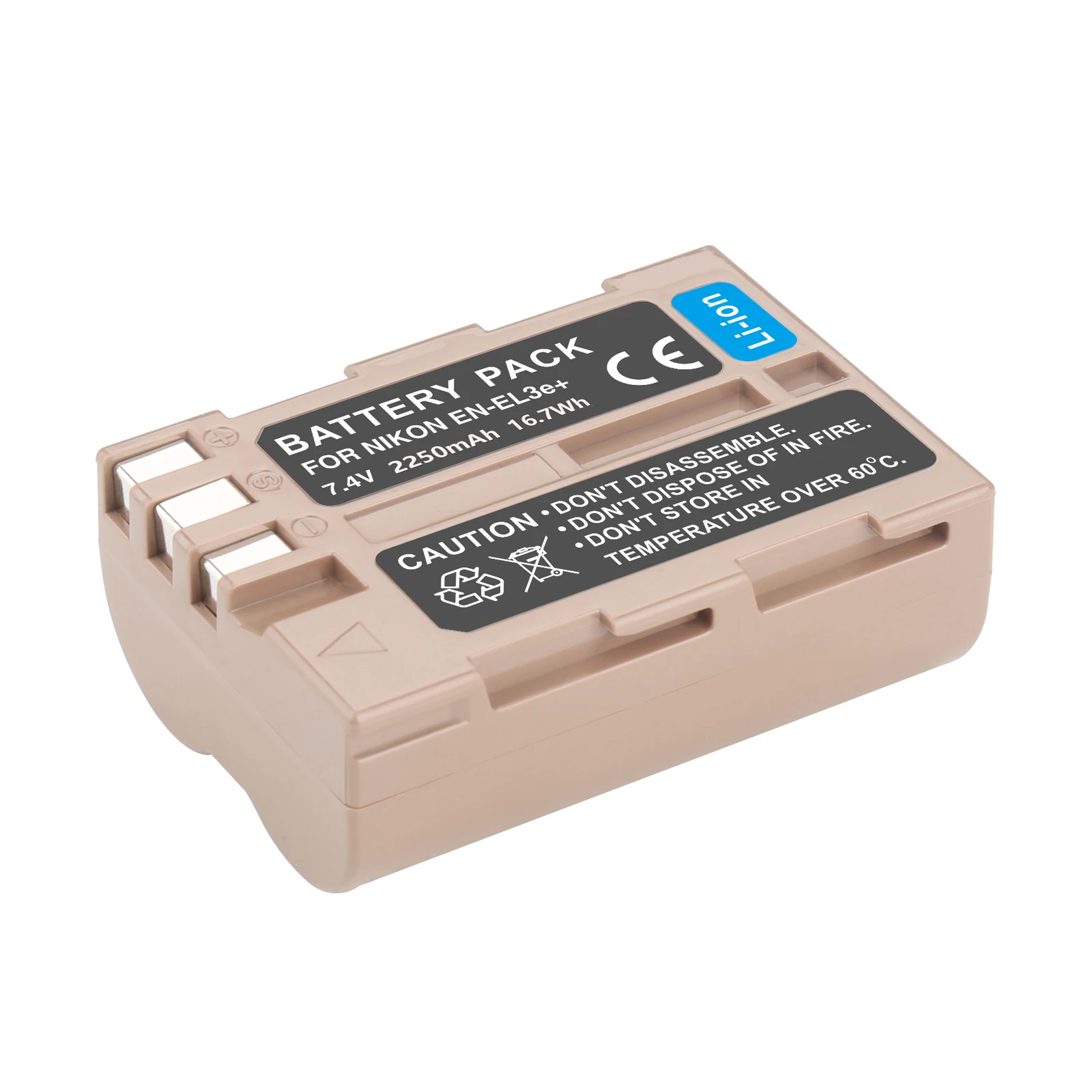 New Upgrade EN-EL3e EN EL3e Battery with Type-C Charging For Nikon D50 D70 D70s D80 D90 D100 D200 D300 D300S D700 Camera
