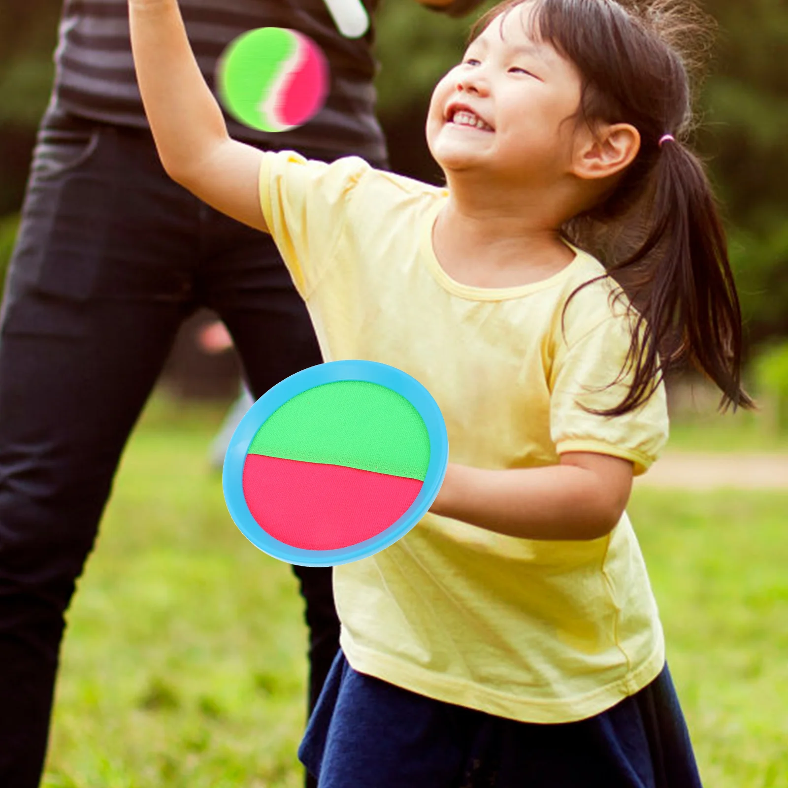 

Sticky Racquet Kids Toys 2 Catch Boards 2 Balls Practical Family Fun Outdoor Equipment Tennis Toy Ball Bat Game