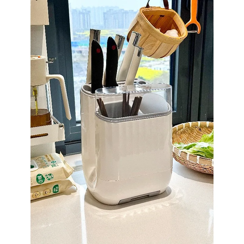 Kitchen rack, household cutting board storage rack, countertop drain chopstick cartridge cutting board storage rack